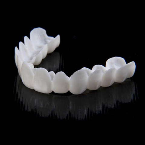 New snap on smile dental Upper False teeth cover Perfect Smile Veneers Comfort Fit Flex Denture braces teeth whitening ► Photo 1/6