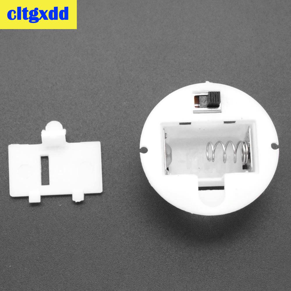 Acxico 10Pcs AG13 LR44 Toy Battery Storage Box Button Case