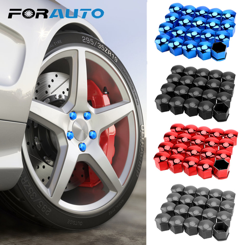 17mm 20 Pieces Car Wheel Nut Caps Protection Covers Caps Anti-Rust Auto Hub Screw Cover Car Tyre Nut Bolt Exterior Decoration ► Photo 1/6