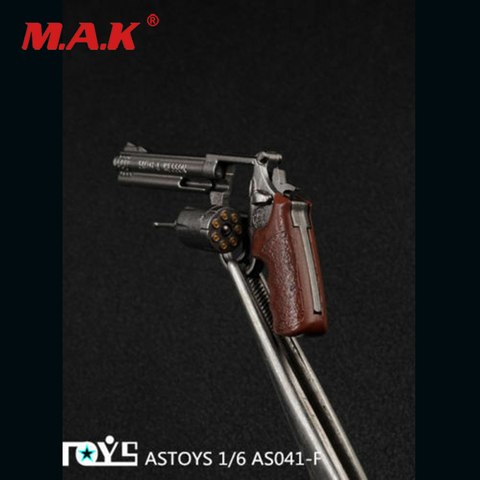 AS041F 1/6 Scale Revolver Weapon Model Toy Pistol Gun Fit 12'' Action Figure Dolls in stock ► Photo 1/5