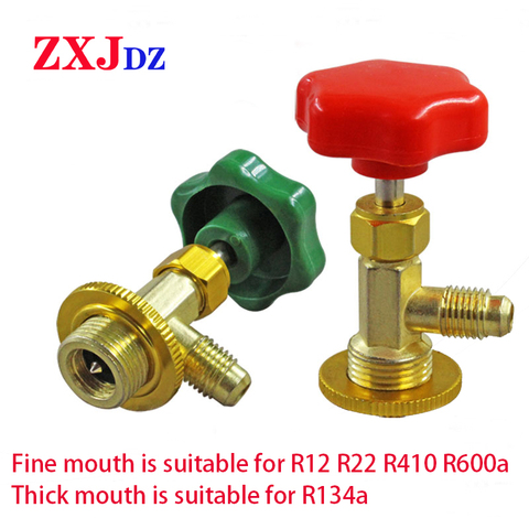 R12 R600A R22 R410 R134A Air conditioning liquid filling safety valve open valve bottle opener refrigerant special fluoride tool ► Photo 1/6