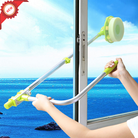 telescopic High-rise cleaning glass Sponge ra mop cleaner brush for washing windows Dust brush clean the windows hobot 168 188 ► Photo 1/6