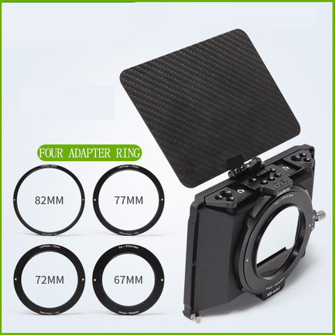 4*5.65 mini matte box for DSLR Mirrorless Cameras lens hood accessories use for A7/BMPCC/S1H VS Tilta MB-T15 mini matte box ► Photo 1/6