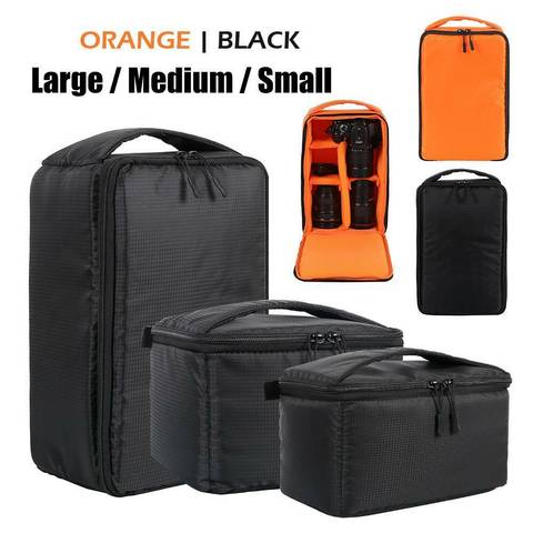 Shockproof Padded Protect Photography Camera Liner Bag Insert Partition Camera Hand Bag  Pouch Holder for Canon Nikon Sony Fuji ► Photo 1/6