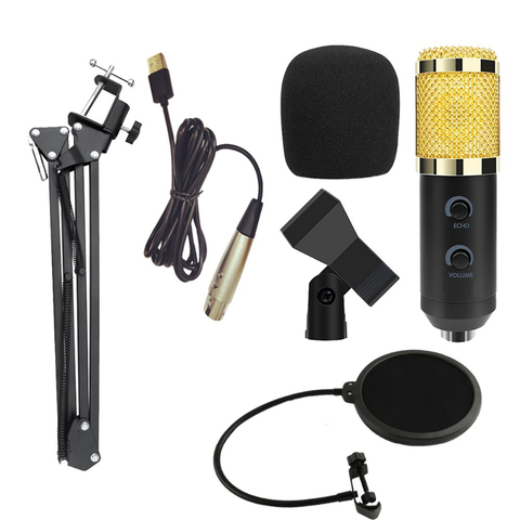 BM800/BM900 Professional Capacitive Microphone withj Anti-Spray Net Wired Mic Kits for tiktok youtobe Studio Stages TV Station ► Photo 1/6