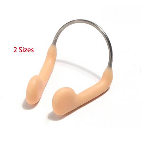 Nose Clip Durable No-skid Soft Silicone Steel Wire Clip for Swimming Diving Water Sports Swimming Nose Clip Skin Color ► Photo 1/6