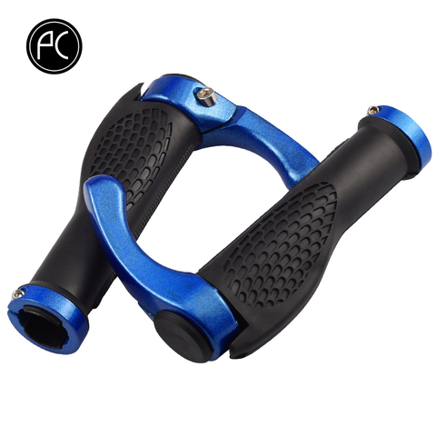 PCycling Bicycle Grips Cycling Lockable Handle Grip Bicycle MTB Road Bike Handlebar Bike Aluminum Alloy + Rubber 5 Colors ► Photo 1/6