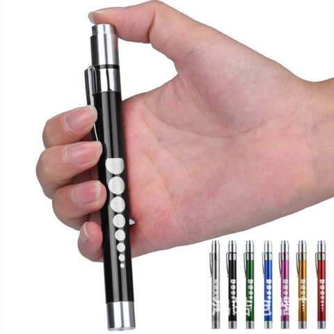 USB Rechargeable Dual Light Color Nursing Penlight Flashlight for Medical Students Doctors Portable Mini Medical Handy Pen Light ► Photo 1/6