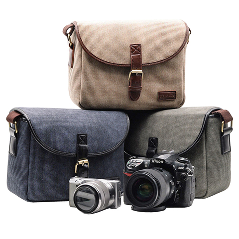 Retro Photo Case Camera Bag Cover For Canon EOS 5D Mark III II 200D 77D 7D 80D 800D 1500D 1300D 6D 70D 760D 750D 700D 600D 1200D ► Photo 1/6