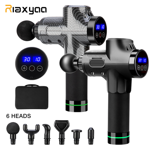Electric Rlaxyoo Massage Gun S3 30 Gear Fascia Gun Deep Tissue Neck Body Back Muscle Massager Relaxation Pain Relief Exercise ► Photo 1/6