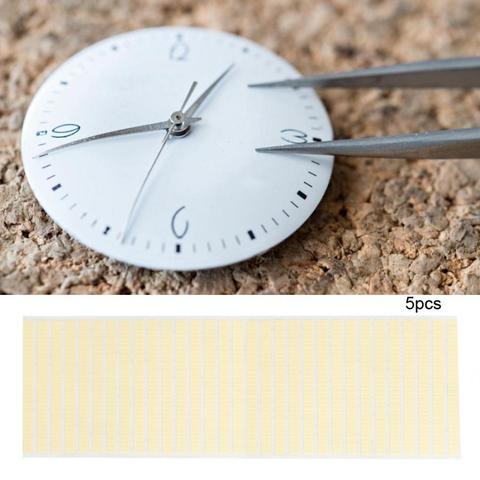 5pcs Professional Watch Dial Sticking Spots Movement Repairs Adhesive Double-sided Tape Watch Repair Tool for Watchmakers ► Photo 1/6