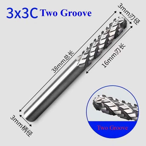 Tungsten Carbide Rotary File hard alloy rotary bur Drill Bit engraving cutter 3mm shank Grinding Head ► Photo 1/6