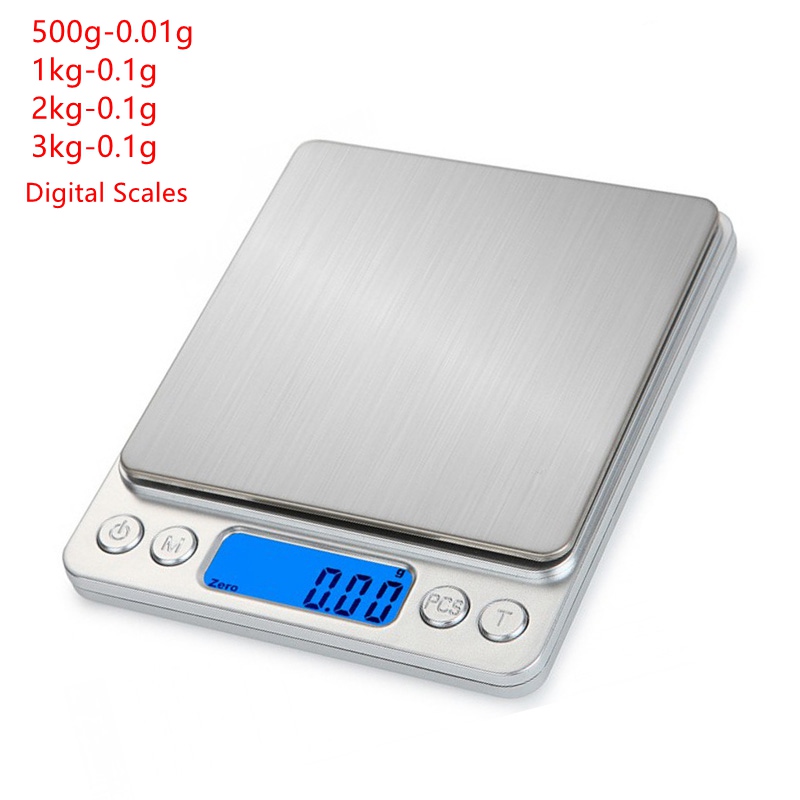 0.01-500G LCD Digital Kitchen Food Scale Electronic Balance Weight Postal Scales