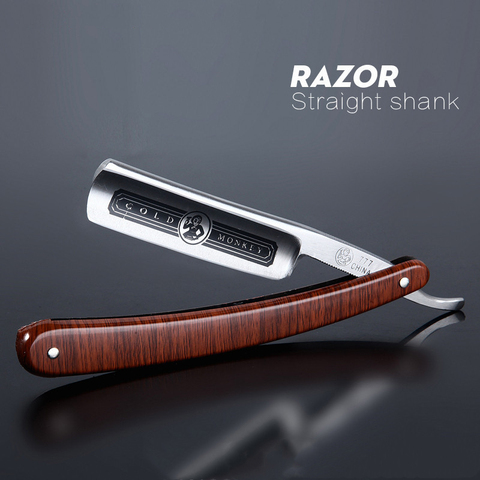 Gold Dollar Classic Steel Straight Edge Salon Barber Shaving Razor Shaver SHAVING RAZOR Barber Tools G0317 ► Photo 1/5