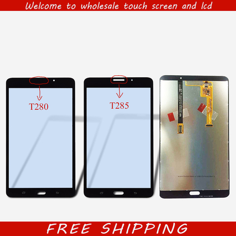 New For Samsung Galaxy Tab A6 7.0 A 2016 LTE SM-T280 SM-T285 T280 T285 T280C T285C Touch Screen Glass Digitizer ► Photo 1/4