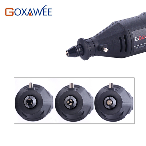 GOXAWEE 1pc 0.5-3.2mm Multi Drill Chuck Keyless For Dremel Rotary Tools Keyless Drill Bit Chucks Adapter Converter 8X0.75MM ► Photo 1/6