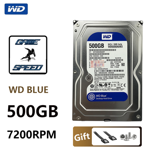 WD BLUE 500GB Internal Hard Drive Disk 3.5