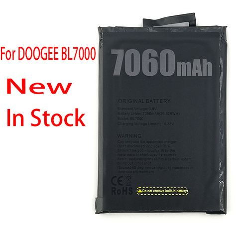 WISECOCO New Original 7060mAh Battery BL 7000 For DOOGEE BL7000 High Quality Mobile Phone In Stock + Tracking Number ► Photo 1/6