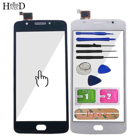 Touch Screen For Motorola Moto E4 XT1762 XT1763 XT1766 XT1767 Touch Screen Digitizer Panel Lens Sensor Front Glass Tools 3M Glue ► Photo 1/6