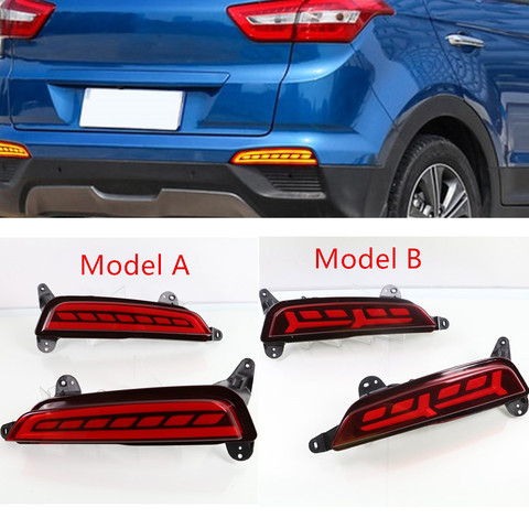 CSCSNL 1 Set LED Multifunction Rear Bumper Lights Brake Tail Rear Fog Light Turn Signal For Hyundai Creta ix25 2015 2016 2017  ► Photo 1/6