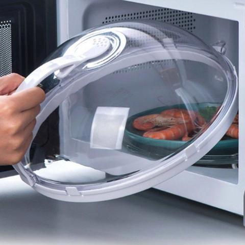 Anti-Sputtering Cover With Handle Heat Resistant Lid for Microwave Food ► Photo 1/6