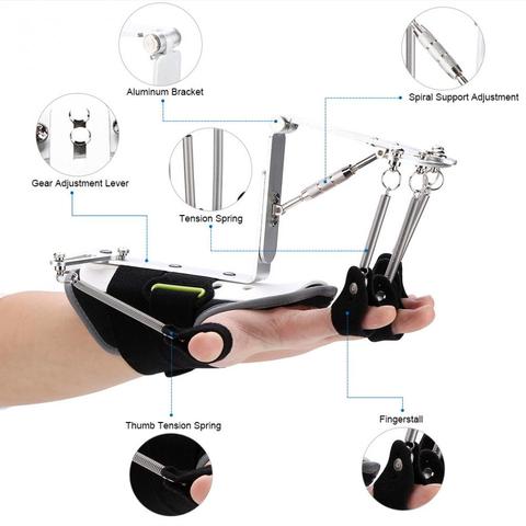 Posture Corrector Adjustable Finger Wrist Orthotics - Finger Brace Splint Support Hand Rehabilitation Training Finger ► Photo 1/6