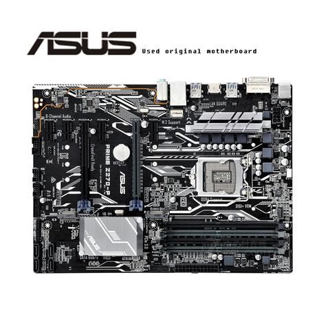 For Asus PRIME Z270-P Original Used Desktop Intel Z270 Z270M DDR4 Motherboard LGA 1151  i7/i5/i3 USB3.0 SATA3 ► Photo 1/1