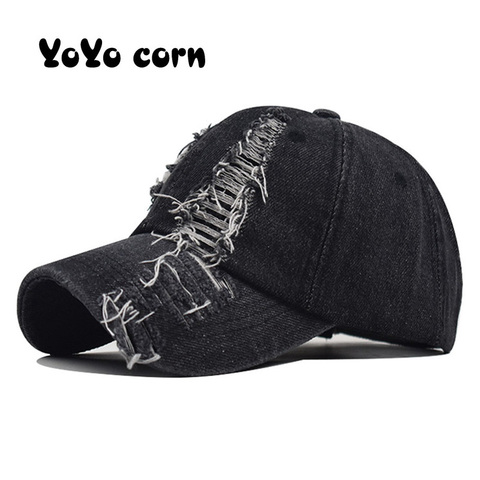 New Worn out Summer Baseball Cap Embroidery Hat For Men Women Snapback Gorras Hombre hats Casual Hip Hop Caps Dad Casquette ► Photo 1/6