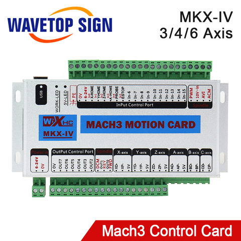 Mach 3 CNC Control Card 3axis 4axis 6axis XHC MK4 CNC Mach3 USB Port Support  Window 7 Systerm ► Photo 1/6