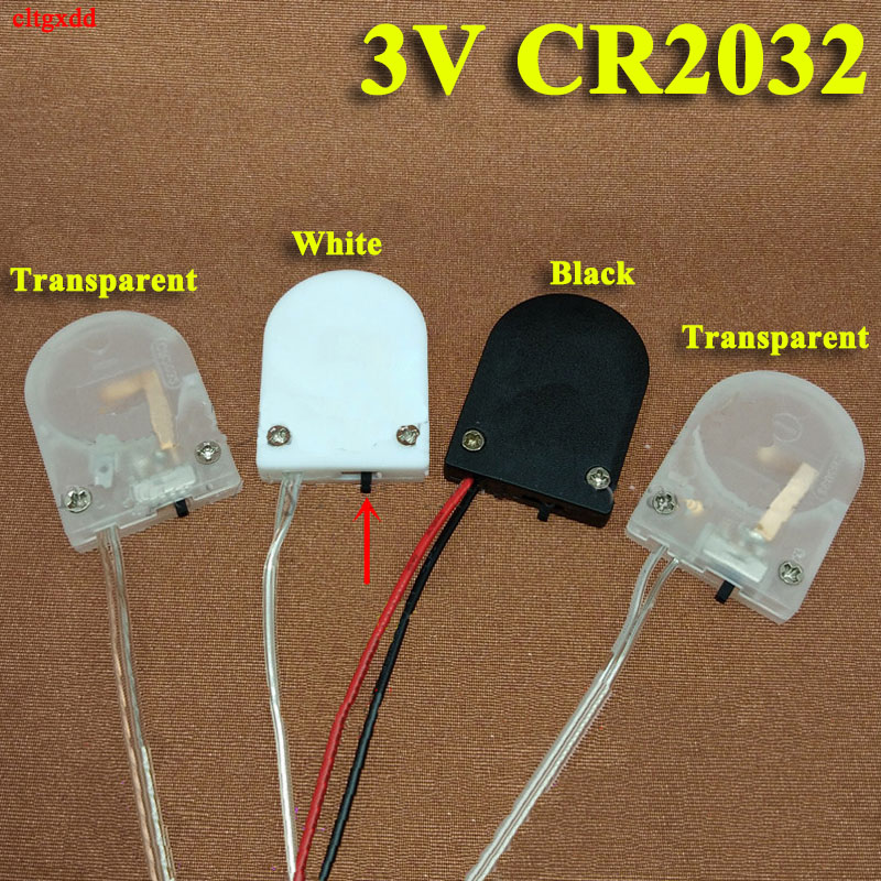 10x CR2032 White Battery Holder Case SMD SMT Cell Button Socket