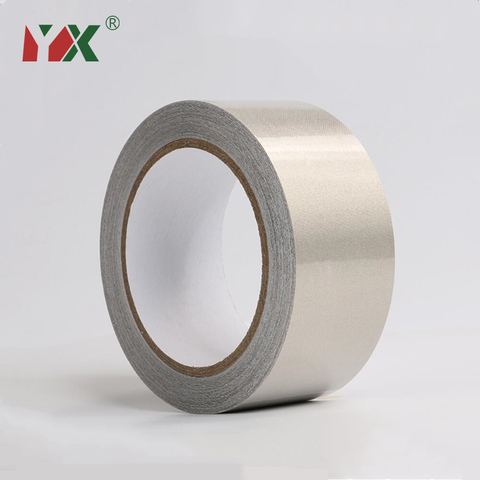 YX Silver Conductive Fabric Cloth Tape Single-Sided Adhesive Tape For Laptop Cellphone LCD EMI Shielding 20 Meter ► Photo 1/6