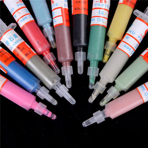 1PCS 12 Styles Useful Diamond Polishing Lapping Paste Compound Syringes 0.5 To 40 Micron ► Photo 1/6