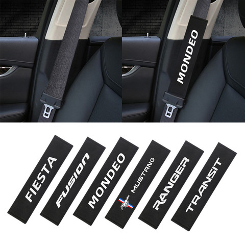 Car Seat belt cover car styling for Ford Fiesta Fusion Mustang Mondeo Ranger Transit ► Photo 1/6