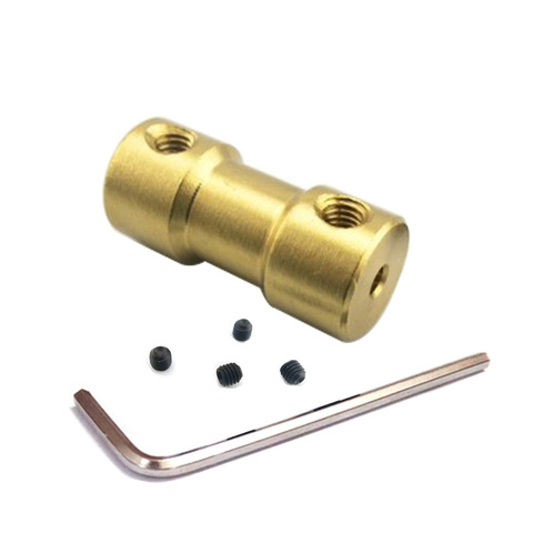 1 PCS DC Electric Motor Brass Shaft Coupling 2*2/2*3.175/2.3*3/3*3.17/3*4/4*4/4*6/5*5/2*4/3*3/2*6/5*5/5*6/6*6 In Shaft Couplings ► Photo 1/5