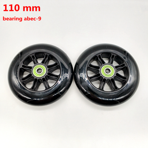 free shipping scooter wheel 110 mm x 24 mm including bearing ABEC-9 ► Photo 1/3