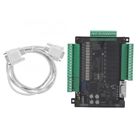PLC Programmable Logic Controller FX3U-24MR Industrial Control Board RS232 RS485 Port with Cable ► Photo 1/6