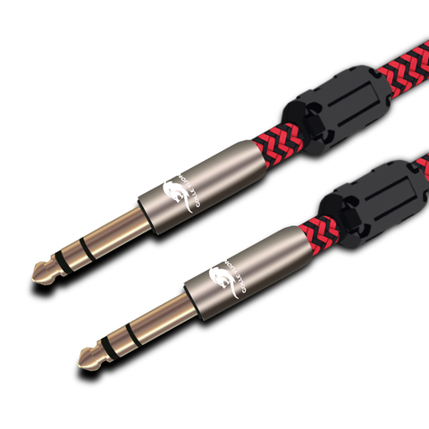 Audio Cable Stereo TRS 6.35mm Male to 6.35mm Male 1/4