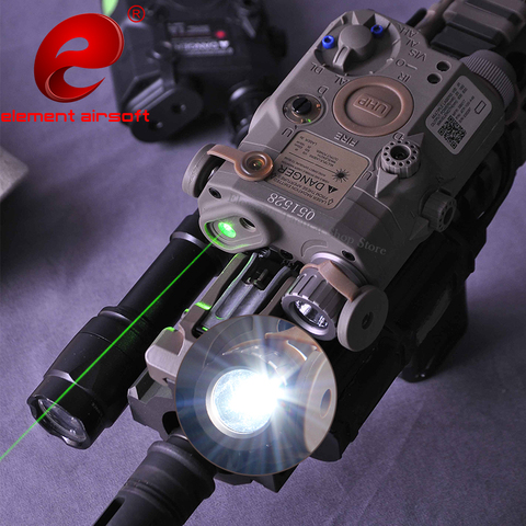 Element Airsoft Flashlight Tactical PEQ 15 LA-5C UHP IR Green Laser Light Hunting Lantern Gun Laser Weapon Light PEQ15 ► Photo 1/6