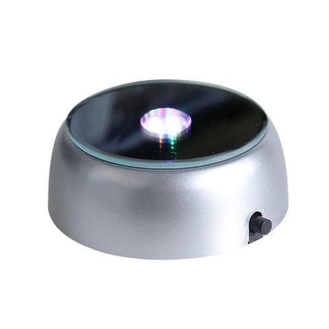 4 LED Luminous Base Light Colorful Round Stand Base for Cocktail Crystal Glass Transparent Objects Display ► Photo 1/6