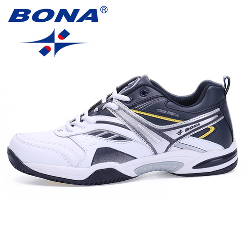 BONA Fashion Men Shoes Light Weight Sport Tennis Shoes Male Lace-Up Comfortable Sneakers Athletic Shoes Outdoor Walking Shoes ► Photo 1/6