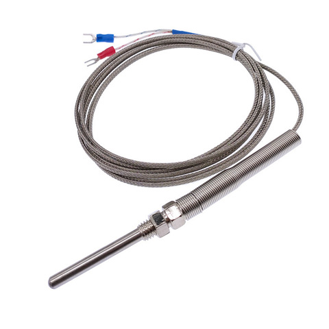 30mm K type thermocouple probe type thermocouple stainless steel probe thermocouple 0~400℃ temperature sensor 1m2m3m4m5m cable ► Photo 1/5