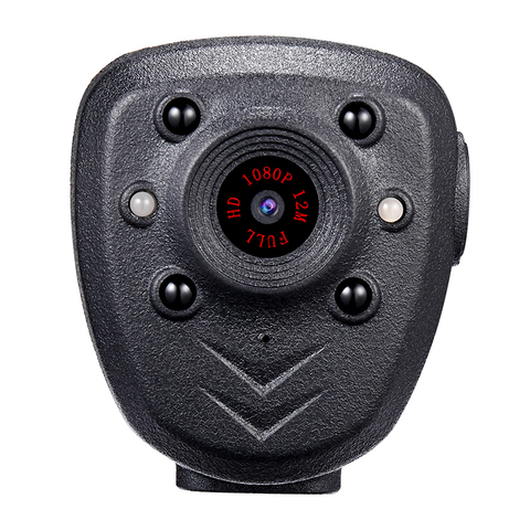 HD 1080P Police Body Lapel Worn Video Camera DVR IR Night Visible LED Light Cam 4-hour Record Digital Mini DV Recorder Voice 16G ► Photo 1/6