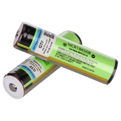 3400mah 18650 Original battery 100% capacity 3.7V 18650 PCB battery Original NCR18650B 3400mah li-ion Rechargeable Battery + pcb ► Photo 1/5