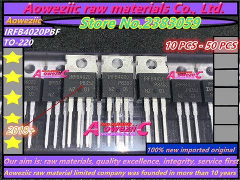 Aoweziic  2022+  100% new imported original  IRFB4020PBF IRFB4020  TO-220 N-channel MOSFET 200V 18A ► Photo 1/1