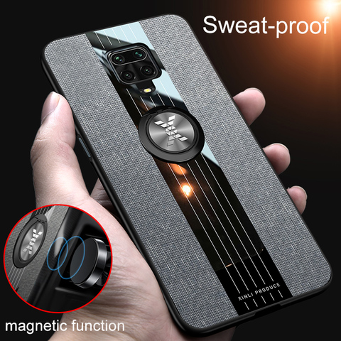 For Xiaomi Redmi Note 9 Pro Case Matte Cover For Xiomi Xiaomi Redmi Note 9S 9  Pro Shockproof Phone Case Magnetic Ring Holder ► Photo 1/6