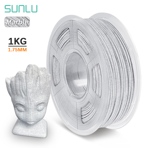 SUNLU  PLA Filament 1kg 3D Printer Extruder Filament Marble 1.75mm Printing Materials 3D FDM Printer Consumables ► Photo 1/6
