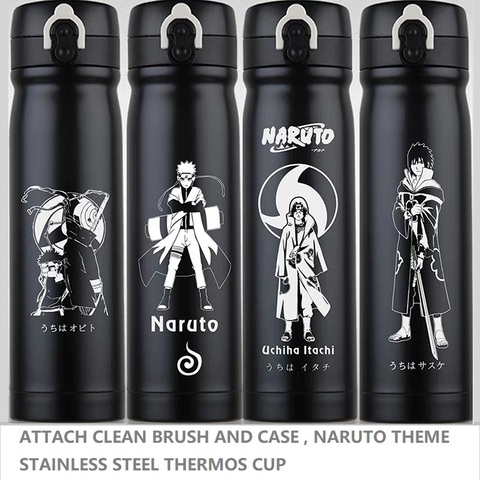 EWAYS NARUTO NINJAR THEME JAPANESS CARTOON Stainless Steel Thermos Cup Originality Portable Water Bottle ► Photo 1/5