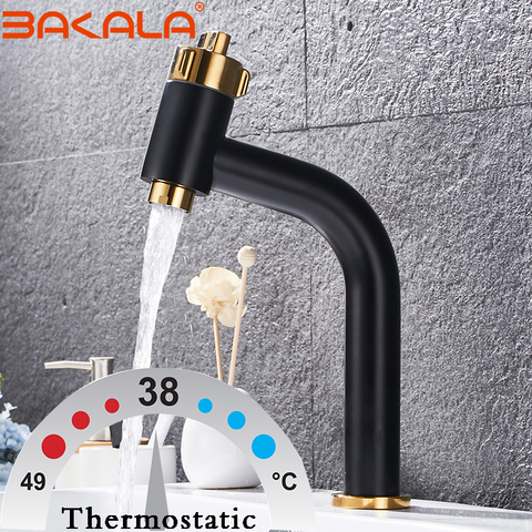 Basin Faucets Thermostatic Faucets mixer taps wash basin sink faucets bathroom basin sink mixer water tap torneira griferia ► Photo 1/6