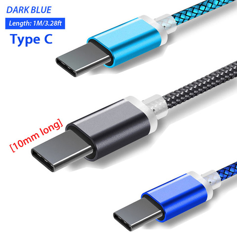 10mm Connector Extra Long Type C Cable For Oukitel K5000 Pro K6 K10 K12 U25 U23 U18 Wp2 P10000 pro Ulefone Power USB-C Cabel ► Photo 1/5