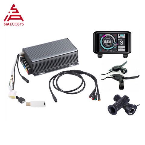 Hot sale TFT UKC1 display with 14KW motor electric bike controller sine wave system Bluetooth Adapter Included ► Photo 1/3